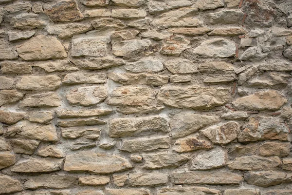 Textur Aus Stein Ziegel Einer Zufälligen Größe — Stockfoto