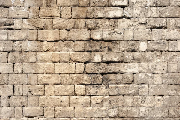 Muur Van Een Oud Gebouw Gele Bakstenen Textuur — Stockfoto