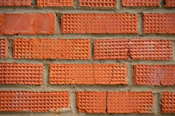 Fond Mur Briques Rouges — Photo