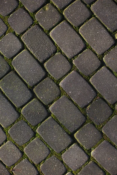 Textura Pavers Pedra Belo Padrão Pavimentação — Fotografia de Stock