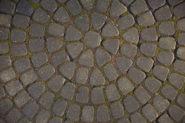 Textuur Van Straatstenen Straatstenen Mooi Patroon Van Bestrating — Stockfoto