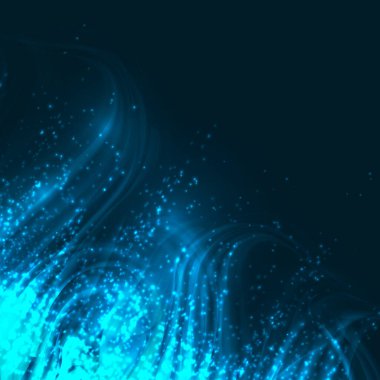 Tasarım için parlayan vektör arkaplanı. Işınlar ve parıltılardan