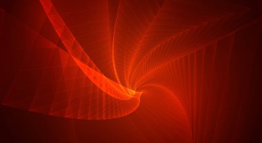 Soyut 3d vektör arkaplanı. uzay ışıkları, tünel ve kasırgalar.