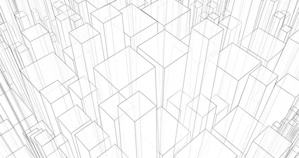 Векторный Абстрактный Кристалл Вид Крыши Города Большой Хаотичный Набор Стеклянных — стоковый вектор