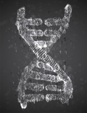 vektör soyut elemanı. Bilimsel araştırma ve hastalıkların tedavisi. DNA