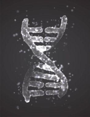 vektör soyut elemanı. Bilimsel araştırma ve hastalıkların tedavisi. DNA