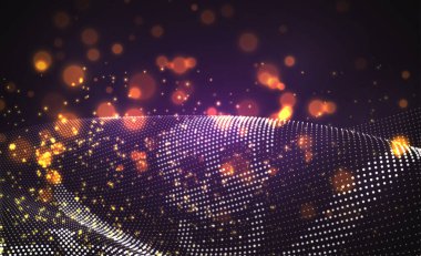 Soyut noktalardan oluşan parlak ülke bayrağını taşıyın. korsan kafatası