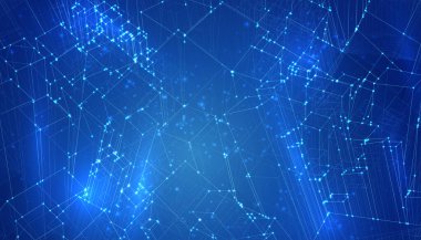 Vektör geometrik arkaplan. soyut kare şekiller ve kıvrımlar