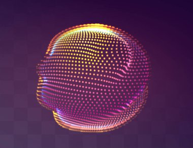 Vektör soyut formu. Parlak renkler ve röfle. neon gökkuşağı.