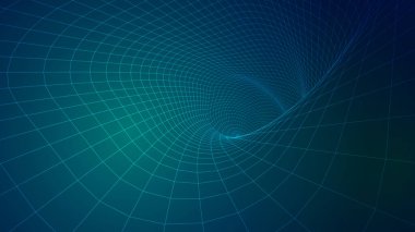 Parlak parçacıkların ve yolların soyut arkaplanı. vektör illüstrasyonu