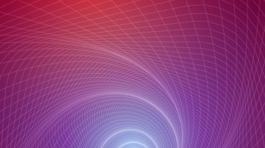 soyut vektör arkaplanı, parlak sonsuz parlayan segmentler tüneli.