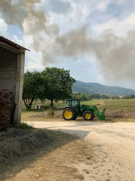 Fransa Provence 'deki lavanta köyü. 