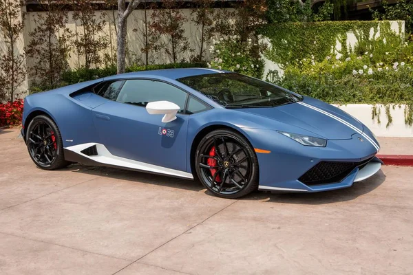 17 Ağustos 2016 - Carmel California: A Lamborghini Huracan Lp-610 özel Carmel California Park..