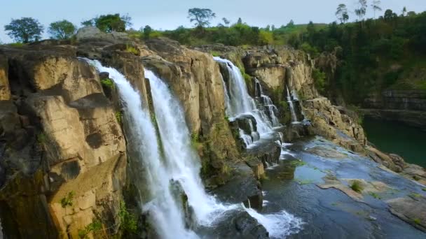 Video Muestra Cascada Pongur Vietnam — Vídeo de stock