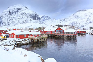 A Lofoten Adaları, Norveç denilen balıkçı köyü