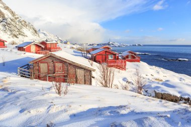 A Lofoten Adaları, Norveç denilen balıkçı köyü