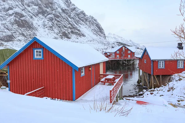 Pueblo Pescadores Lofoten Las Islas Lofoten Noruega — Foto de Stock