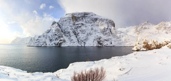 Den Västra Delen Lofoten Öarna Nära Lofoten Norge — Stockfoto