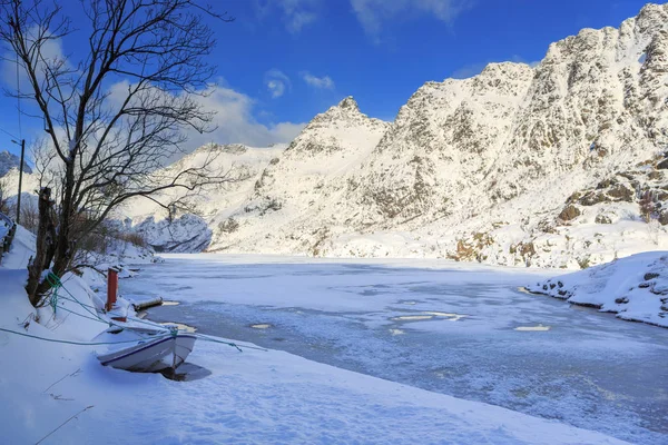 Aldeia Pescadores Lofoten Nas Ilhas Lofoten Noruega — Fotografia de Stock