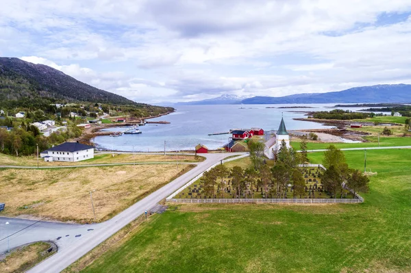 Пейзажний Вид Senja Острові Норвегії — стокове фото