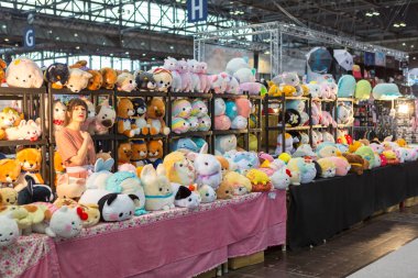 Leipzig, Almanya - 16 Mart 2018: Manga-çizgi-Kongre Kitap Fuarı Leipziger Buchmesse 2018 yılında Leipzig, Almanya