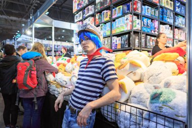 Leipzig, Almanya - 16 Mart 2018: Manga-çizgi-Kongre Kitap Fuarı Leipziger Buchmesse 2018 yılında Leipzig, Almanya
