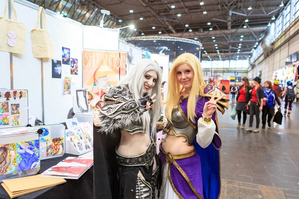 Leipzig, Almanya - 16 Mart 2018: Manga-çizgi-Kongre Kitap Fuarı Leipziger Buchmesse 2018 yılında Leipzig, Almanya