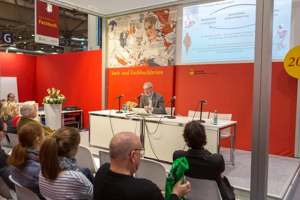 Лейпциг Німеччина Березня 2018 Книга Ярмарок Leipziger Buchmesse 2018 Лейпцигу — стокове фото