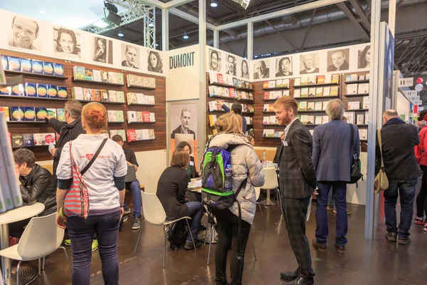Lipsko Německo Března 2018 Kniha Veletrhu Leipziger Buchmesse 2018 Lipsku — Stock fotografie