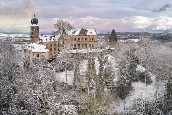 Vista Aérea Del Palacio Callenberg Coburgo Baviera Alemania —  Fotos de Stock