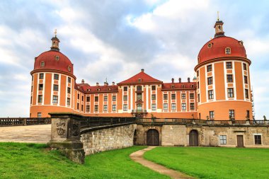 DRESDEN, GERMANY - CIRCA AUGUST, 2008:  The Palace Moritzburg alias Schloss Moritzburg near Dresden in Germany