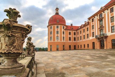 DRESDEN, GERMANY - CIRCA AUGUST, 2008:  The Palace Moritzburg alias Schloss Moritzburg near Dresden in Germany