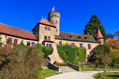 COBURG, GERMANY - CIRCA OCTOBER, 2017:  Schloss Hohenstein, a castle in  Coburg, Bavaria, Germany