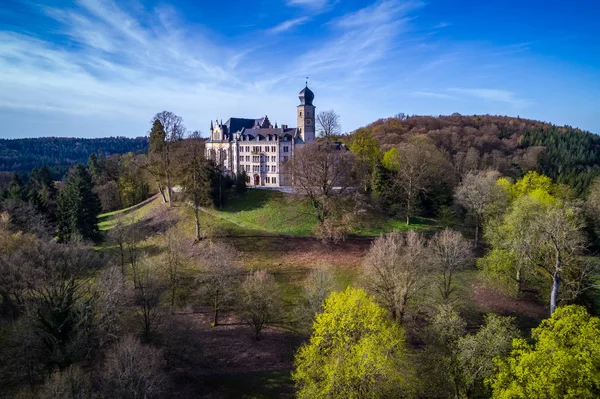 Vista Aérea Del Palacio Callenberg Coburgo Baviera Alemania — Foto de Stock