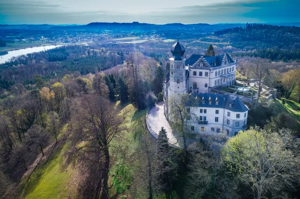 Vista Aérea Del Palacio Callenberg Coburgo Baviera Alemania —  Fotos de Stock