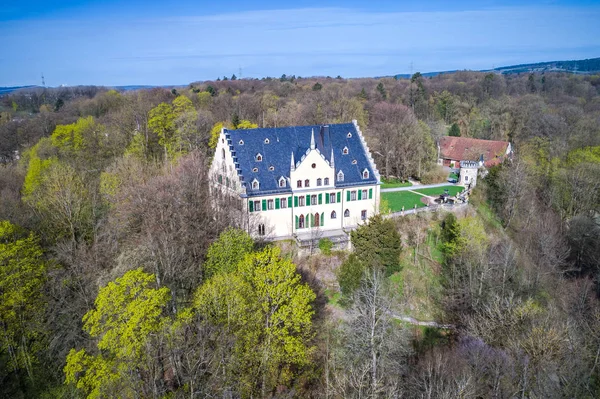 Vista Aérea Del Palacio Rosenau Coburgo Baviera Alemania — Foto de Stock