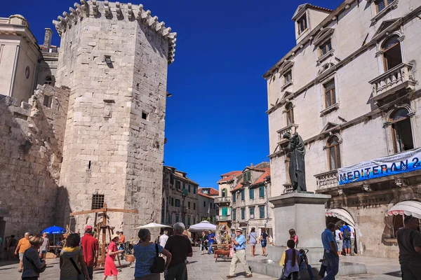 Split, Hırvatistan - Eylül 2010 yaklaşık: Split Hırvatistan Adriyatik kıyısı en townscape