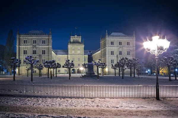 Coburg Germany Circa January 2016 Wintry View Ehrenburg Palace Night — Stock Photo, Image
