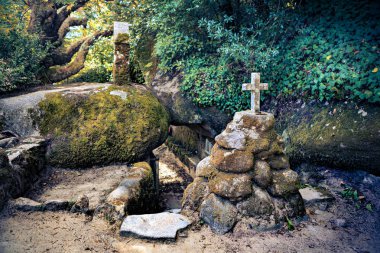 Sintra, Portekiz - Ekim, 2016 yaklaşık: Convent Capuchos takma Convento dos Capuchos Sintra, Portekiz