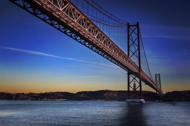 Ponte 25 de Abril köprü Lizbon, Portekiz