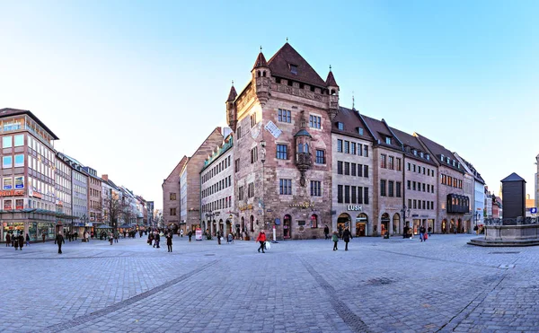 Nürnberg Duitsland Circa Oktober 2016 Straten Van Nuremberg Stad Duitsland — Stockfoto