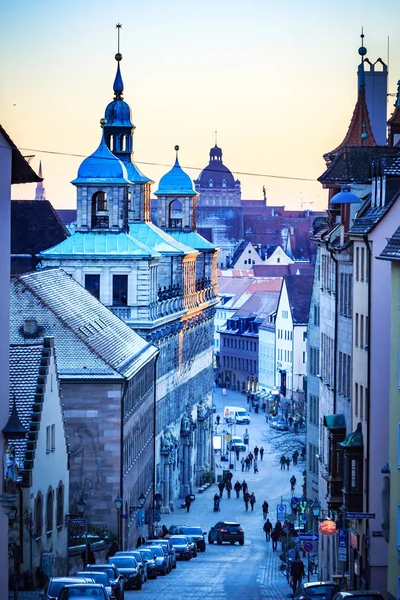 Nuremberg Germania Circa Ottobre 2016 Strade Della Città Norimberga Germania — Foto Stock