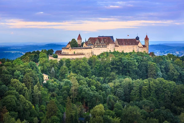 Air View Veste Fortress Coburg Bayern Tyskland – stockfoto