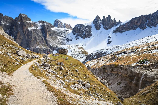 Drei Zinnenin Alue Dolomiitti Alpeilla Italiassa — kuvapankkivalokuva