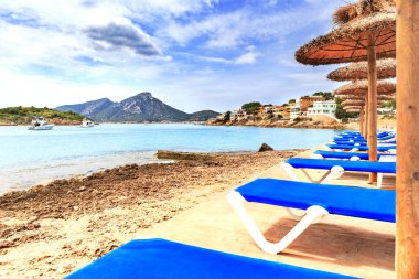 Mallorca sahil Adası, Akdeniz'de, İspanya Balear Adaları