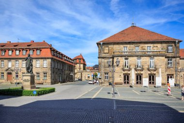 Bayreuth, Almanya - Mai, 2016 yaklaşık: Bavyera kasaba Bayreuth, yaz. Bayreuth, Almanya