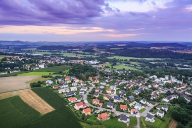 Coburg kasaba, Bavyera, Almanya'nın hava görünümü