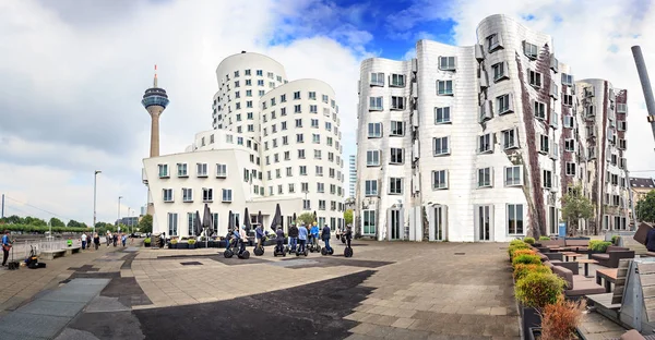 Düsseldorf Németország Szeptember 2016 Ban Zollhof Gehry Buildings Düsseldorf Város — Stock Fotó