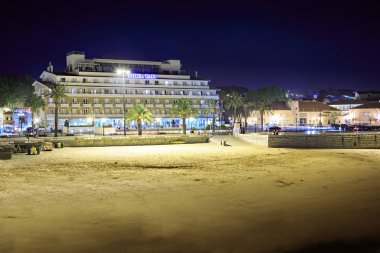 Cascais, Portekiz - yaklaşık Ekim, 2016: Gece, Cascais, Portekiz Cascais mesire