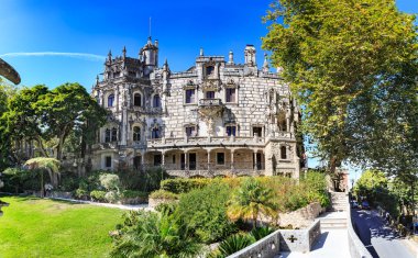 Sintra, Portekiz - Ekim, 2016 yaklaşık: Quinta da Regaleira residence Sintra, Portekiz